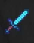 Džemepris minecraft sword blue